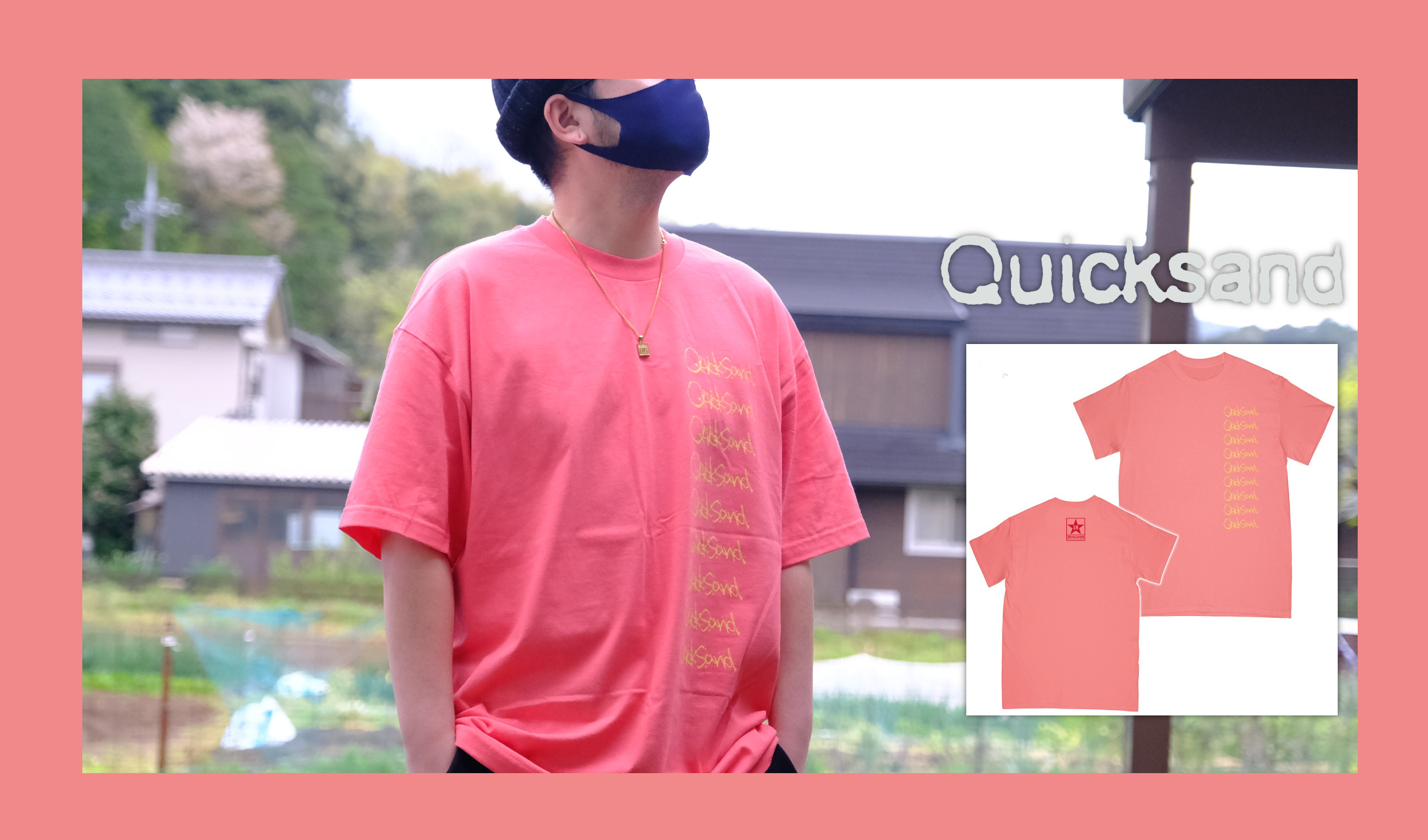 Quicksand / クイックサンド - MULTI LOGO Tシャツ