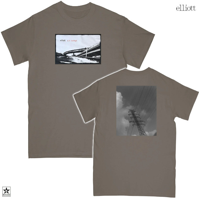 Elliott / エリオット - U.S. SONGS Tシャツ(グレー)